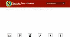 Desktop Screenshot of co.worcester.md.us